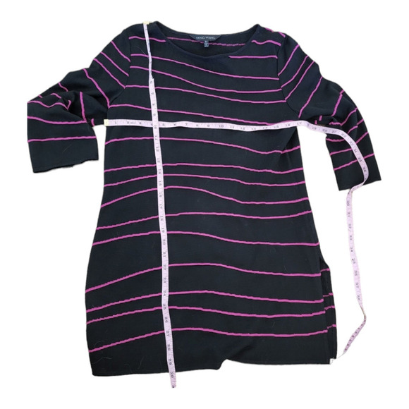 Ming Wang black and pink embroidered tunic dress size small - Picture 7 of 7